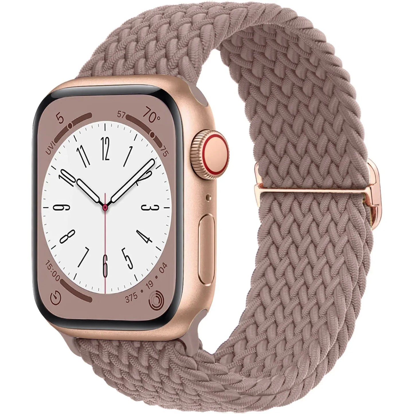 Braided Loop Strap For Apple Watch Band 42/46mm 45/41mm 38/40mm 44mm 49mm Nylon Solo Bracelet iWatch series 10 9 se 8 7 6 Ultra2 luxecrown.co.uk