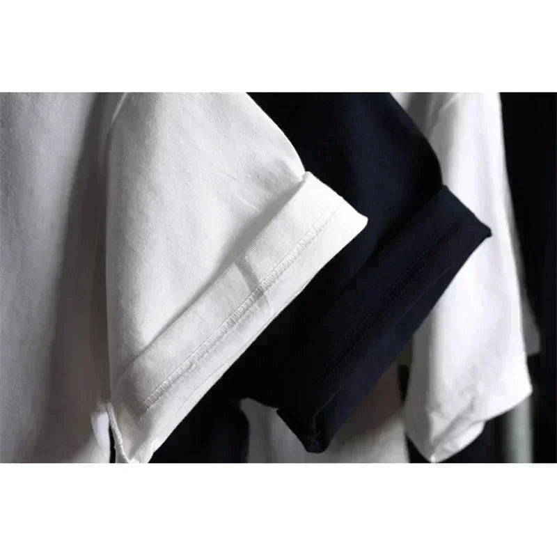 2024 Pure Cotton Luxury Brand Summer Women's T-shirt Fun Bear Print Round Neck Trendy Hip Hop Street Clothing Top S-4XL Streetsharks