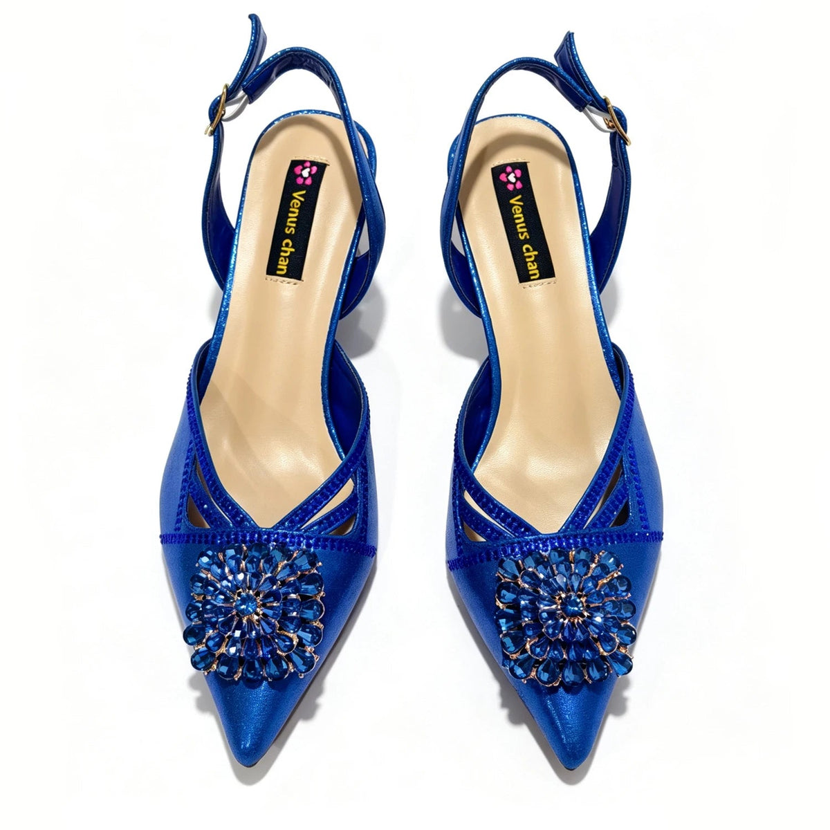2026 Italian Peach Gold Rhinestone HAND CRAFTED UPPER Pointed Toe Women High Heels Shoes and Bag Set Elegant Party Shoes luxecrown.co.uk
