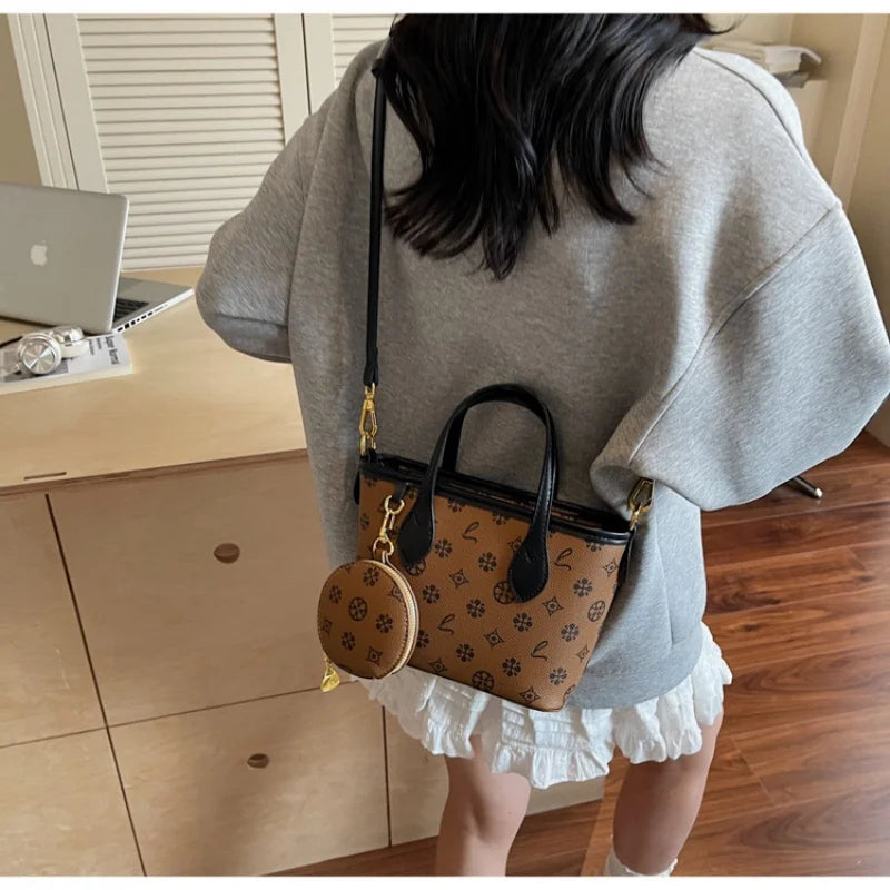 Women Luxury High End Leather Tote Bag Fashion Elegant Shoulder Handbag Classic Crossbody Daily Commuter Look luxecrown.co.uk
