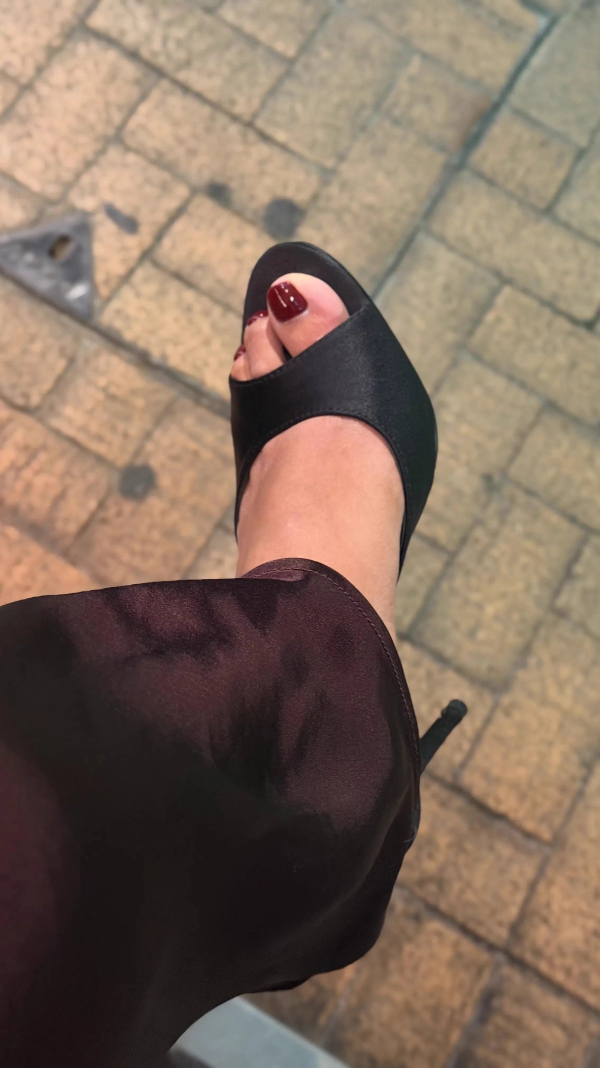 2026 Summer New Women's High Thin Heels Pointed Toes Fashion Slippers Elegant Satin Shoes Sexy Peep Toe Stiletto Sandals Pumps luxecrown.co.uk