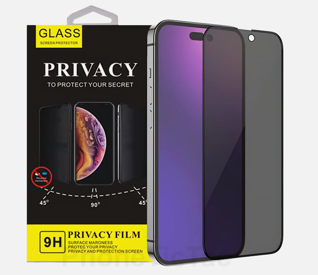 iPhone 11-16 Series Complete Privacy Tempered Glass Screen Protector | Pro/Pro Max | X/XS/XR/SE | Best Screen Protection Streetsharks