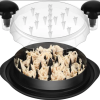 Pulled Chicken Shredder with Clear Lid Ergonomic Handle Quickly Tear Meat Grinder Streetsharks