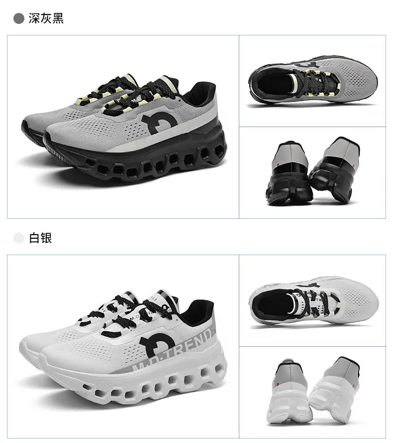 2026 Air Cushion Running Shoes Jogging Marathon Men Sports Breathable Lightweight Women's Comfortable Nonskid Leisure Sneakers luxecrown.co.uk