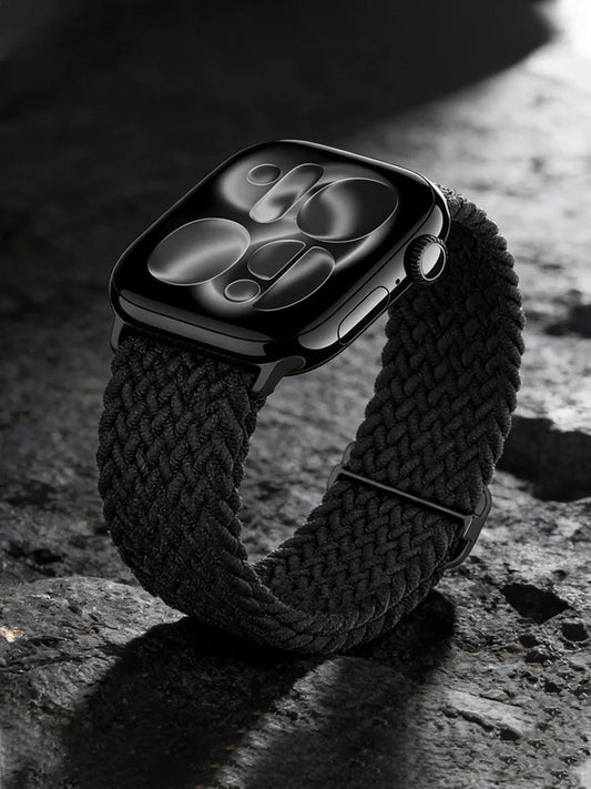 Apple Watch Band 42mm 46mm 44mm 40mm 45mm Ultra 3 49mm Braided Bracelet Correa Series 11 10 9 8 7 6 SE3 Smartwatch Straps luxecrown.co.uk