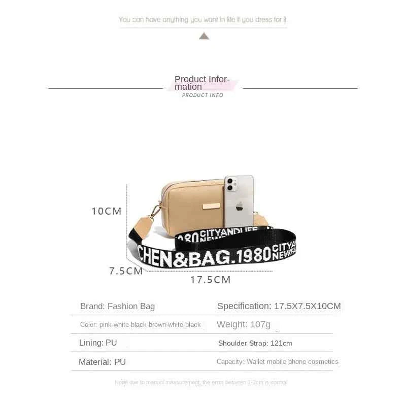 New women's letter bag spring/summer crossbody bag shoulder bag