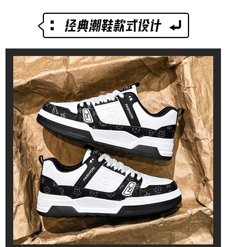 Classic Brand Designer Shoes For Men Street Style Skateboard Shoes Men Casual Sneakers Comfortable Platform Men's Sports Shoes luxecrown.co.uk