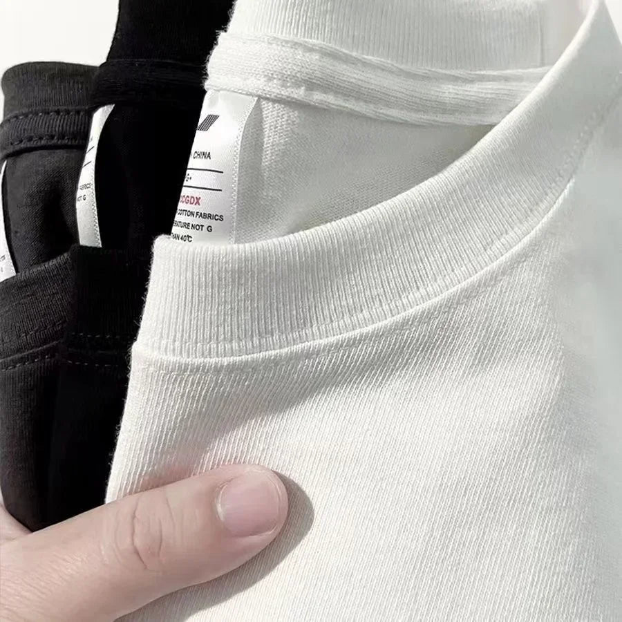 Hot Selling Loose and Comfortable Cotton T-shirts  Luxurious and Fashionable for Both Men and Women in Summer Streetsharks