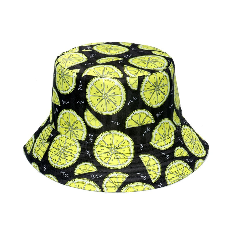 Double-sided Men's And Women's Cotton Bucket Hats Ladies Summer Sunscreen Panama Sun Hats Outdoor Fisherman Hats -  Streetsharks