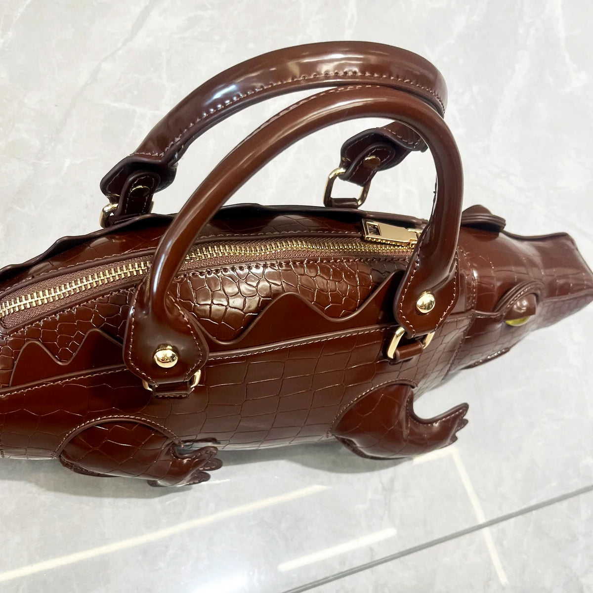 Purses and handbag luxury Designer Women's bag Purse pu leather high quality handmade handbags funny Shape Shoulder bag luxecrown.co.uk