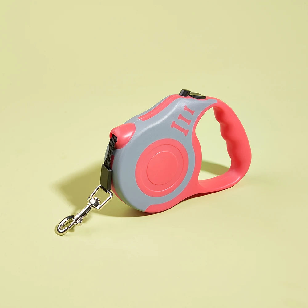 3m 5m Dog Leash for Small Dogs Cat Automatic Retractable Durable Nylon Lead Puppy Outdoor Travel Walking Hiking Traction Rope luxecrown.co.uk