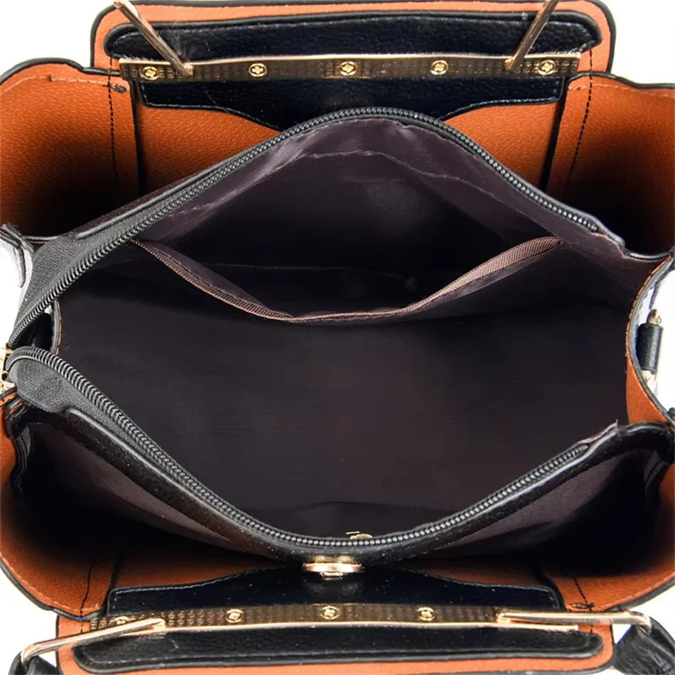 Brand Leather 3 Layers Alligator Crossbody Bag for Women Female Shoulder Messenger Sac Luxury Designer Ladies Handbags Streetsharks