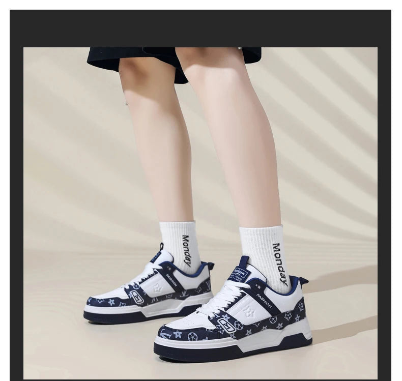 Classic Brand Designer Shoes For Men Street Style Skateboard Shoes Men Casual Sneakers Comfortable Platform Men's Sports Shoes luxecrown.co.uk