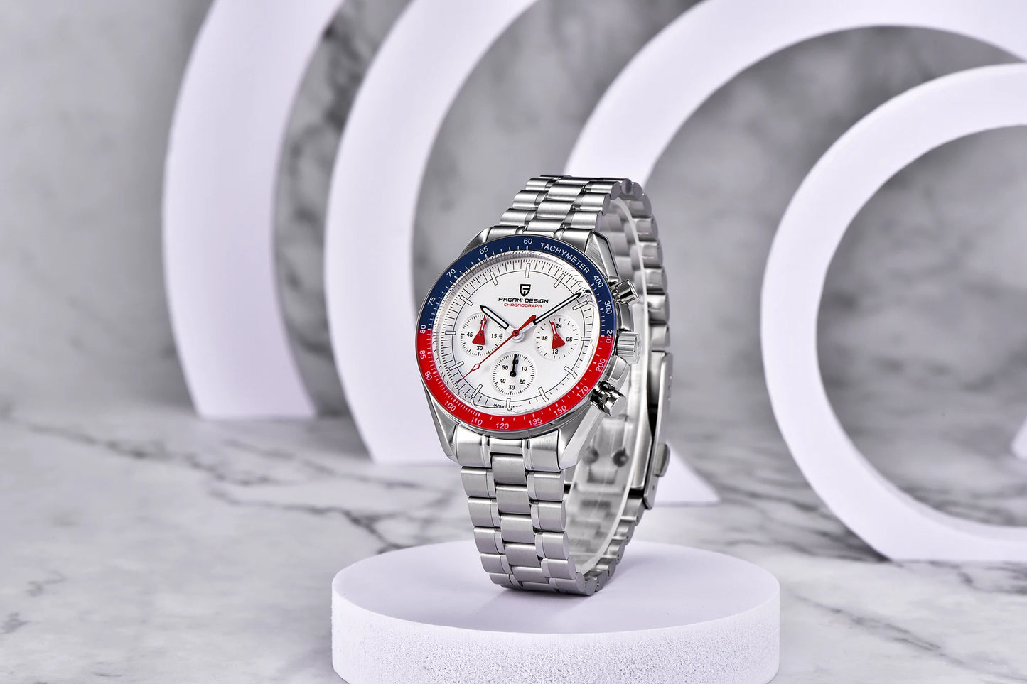 2025 New PAGANI DESIGN Moon Men's Watches Top Luxury Quartz Watch Man VK63 Chronograph Wristwatch AR Sapphire Mirror Waterproof