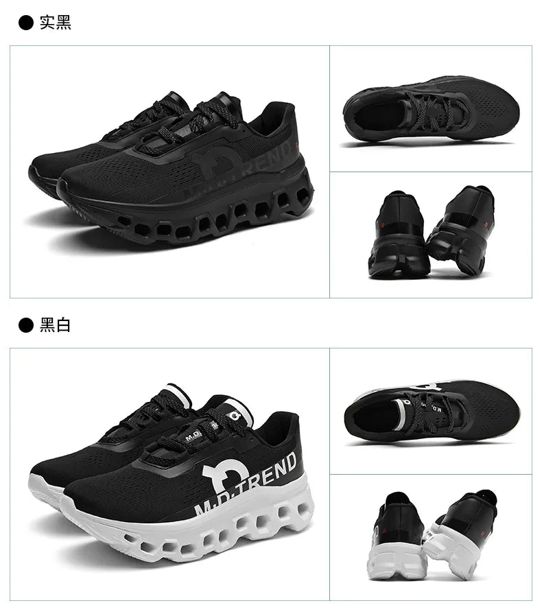 2026 Air Cushion Running Shoes Jogging Marathon Men Sports Breathable Lightweight Women's Comfortable Nonskid Leisure Sneakers luxecrown.co.uk