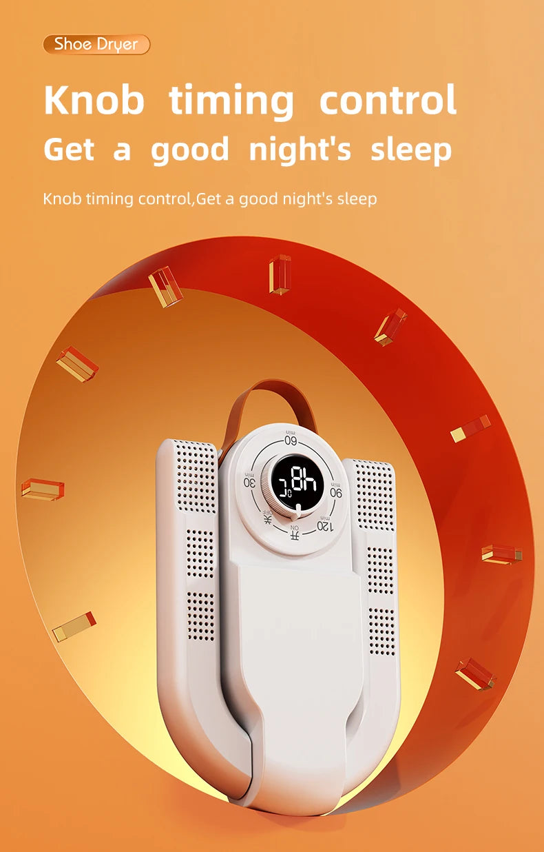 Intelligent Timer Shoe Dryer Telescopic Adjustable Dryer Quick Drying Deodorizing Sterilizing Shoe Dryer