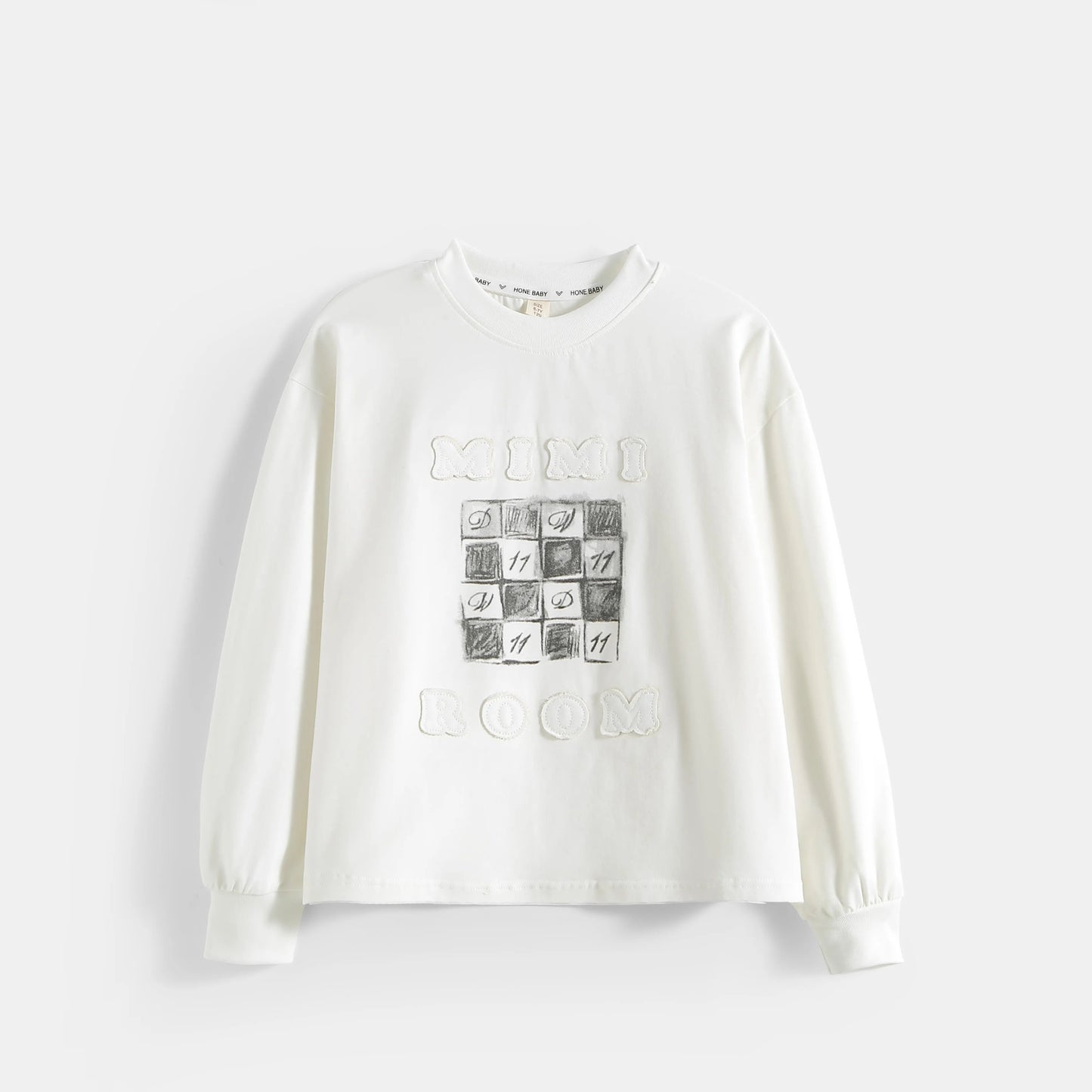 Children's T-shirt 2025 with added sugar autumn new product, men's and women's letter splicing long sleeved T baby fake two-piec Streetsharks