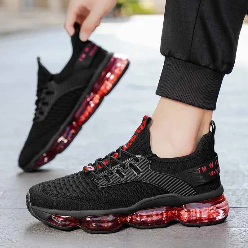 Shock Absorption Running Shoes Breathable Mesh Upgraded Version Summer New Style for Teenagers Sports Sneakers Comfortable Slip-