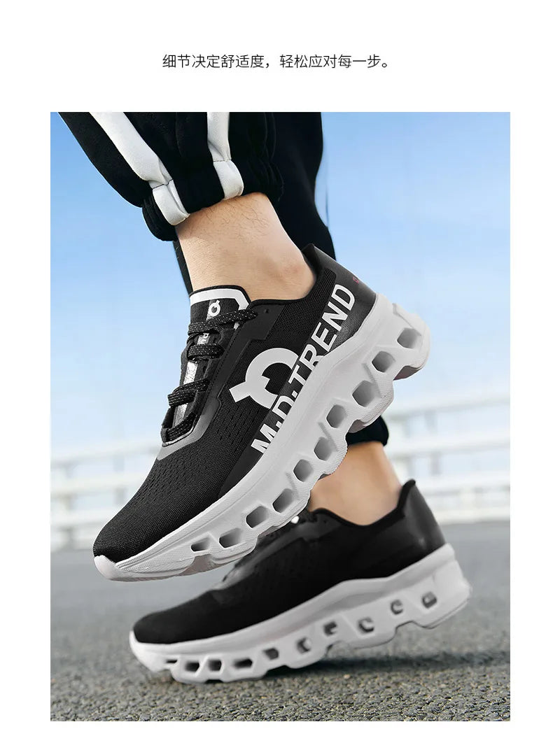 2026 Air Cushion Running Shoes Jogging Marathon Men Sports Breathable Lightweight Women's Comfortable Nonskid Leisure Sneakers luxecrown.co.uk