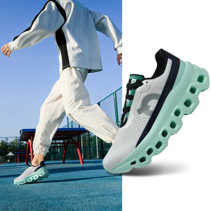 2026 Air Cushion Running Shoes Jogging Marathon Men Sports Breathable Lightweight Women's Comfortable Nonskid Leisure Sneakers luxecrown.co.uk