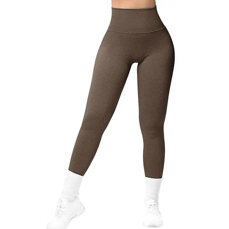 Seamless Butt Lifting Yoga Pants for Women, High Waisted Tummy Control Workout Leggings, Naked Sensation Gym Tights for Running luxecrown.co.uk