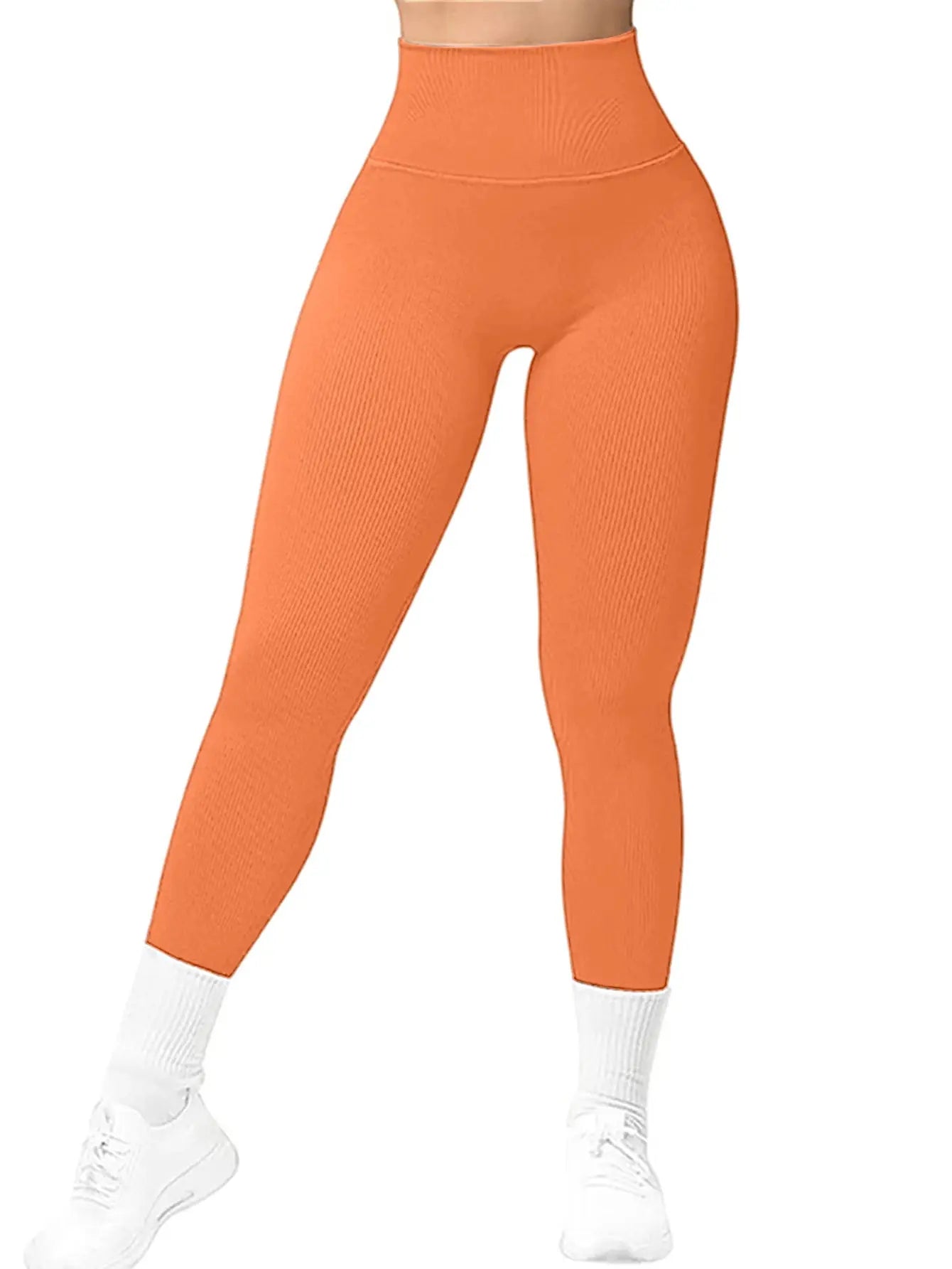 Seamless Butt Lifting Yoga Pants for Women, High Waisted Tummy Control Workout Leggings, Naked Sensation Gym Tights for Running luxecrown.co.uk