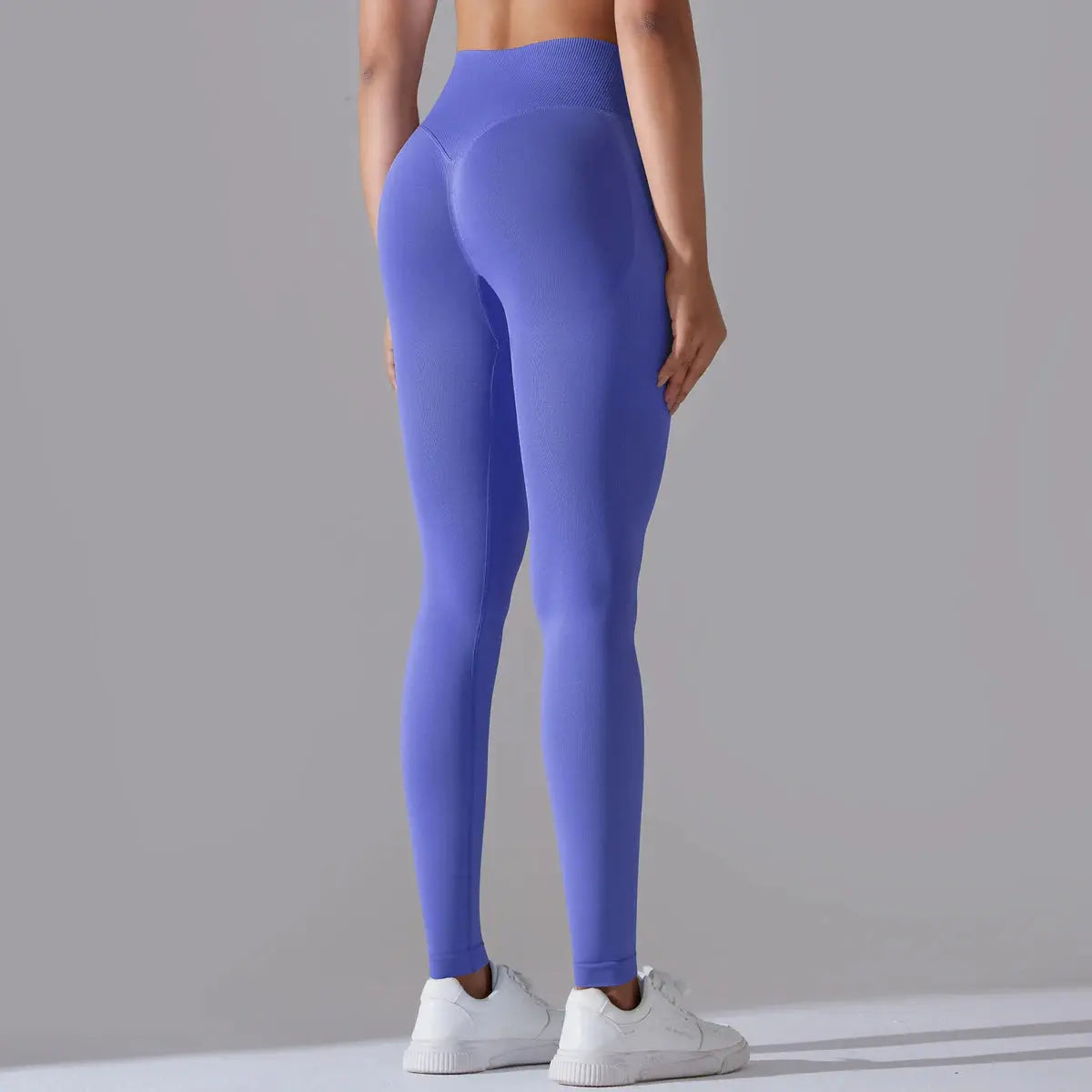 Seamless Yoga Pant Cross Over Waistband Sports Fitness Legging Women High Waist Gym Scrunch Butt Running Workout Leggings luxecrown.co.uk