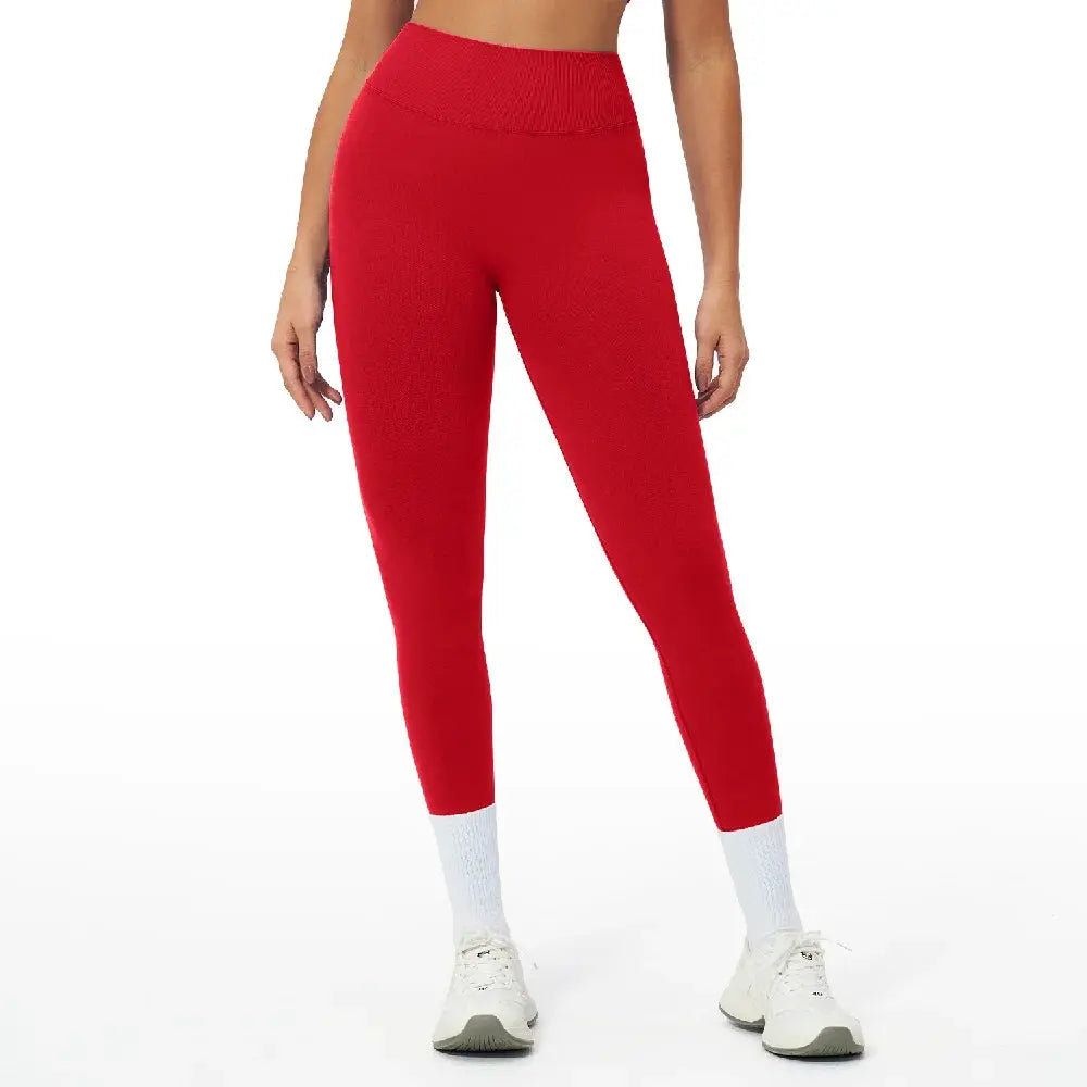 Seamless Yoga Pants Women Sexy V-Back Gym Fitness Leggings High Waist Booty Lifting Sports Leggings Female Workout Yoga Pants luxecrown.co.uk