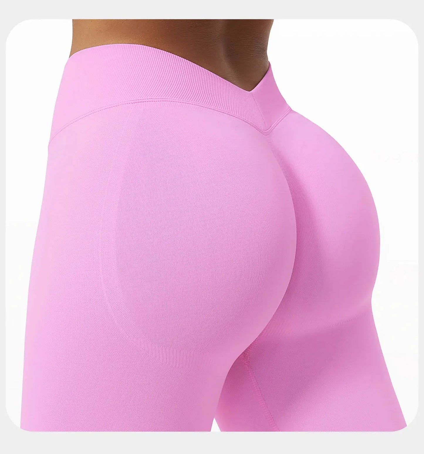 Seamless Yoga Pants Women Sexy V-Back Gym Fitness Leggings High Waist Booty Lifting Sports Leggings Female Workout Yoga Pants luxecrown.co.uk