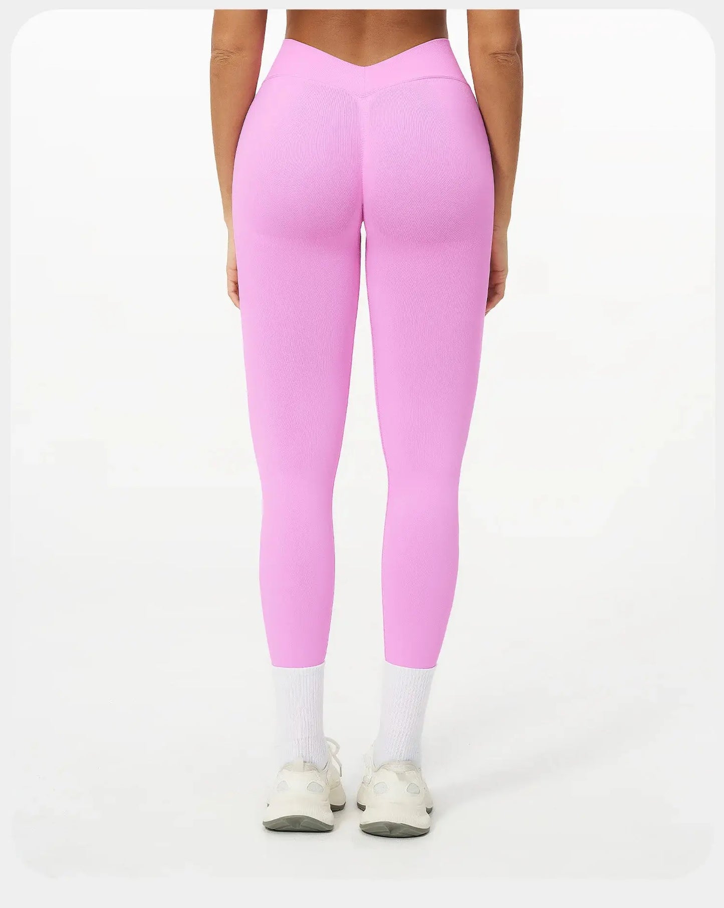 Seamless Yoga Pants Women Sexy V-Back Gym Fitness Leggings High Waist Booty Lifting Sports Leggings Female Workout Yoga Pants luxecrown.co.uk