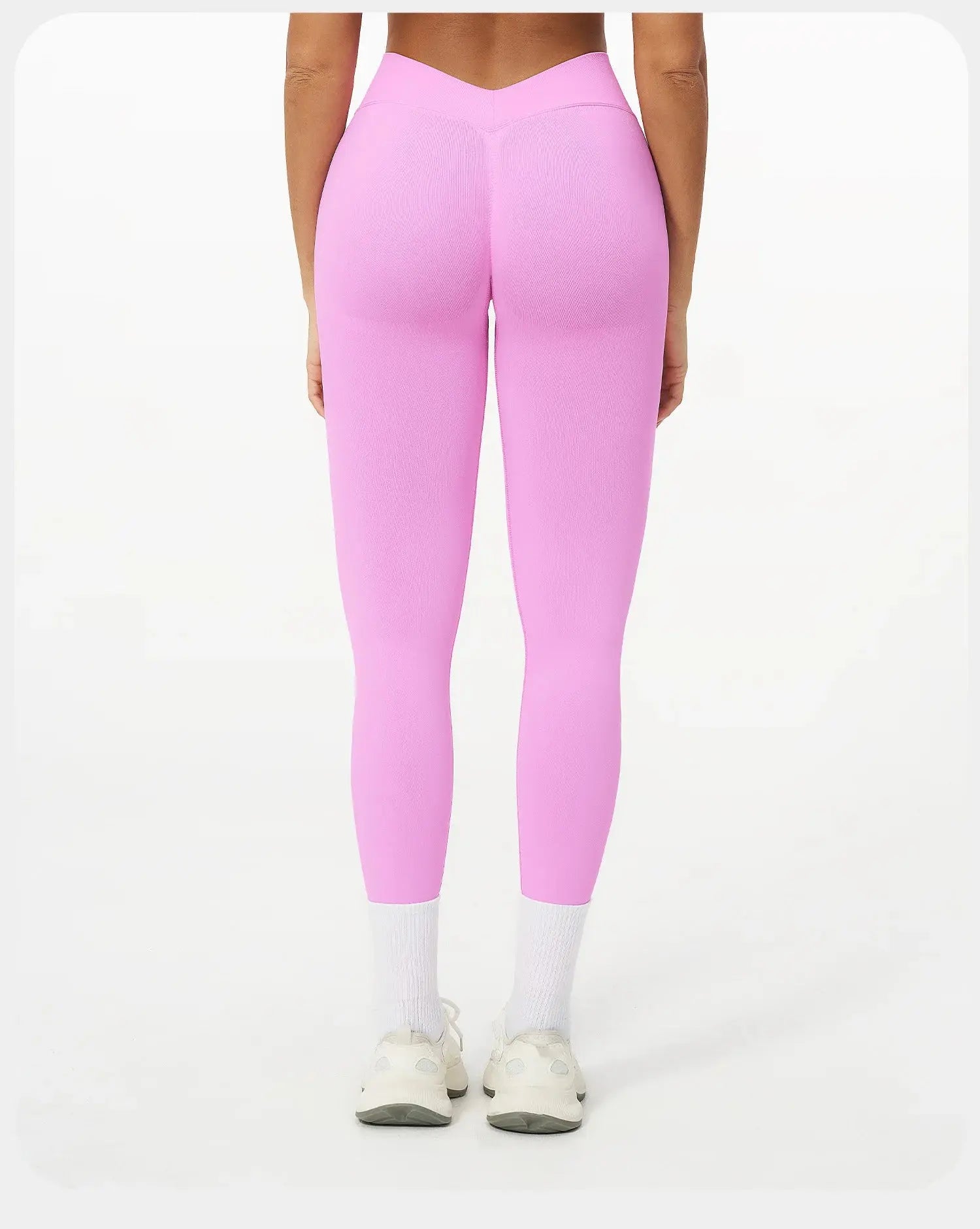 Seamless Yoga Pants Women Sexy V-Back Gym Fitness Leggings High Waist Booty Lifting Sports Leggings Female Workout Yoga Pants luxecrown.co.uk