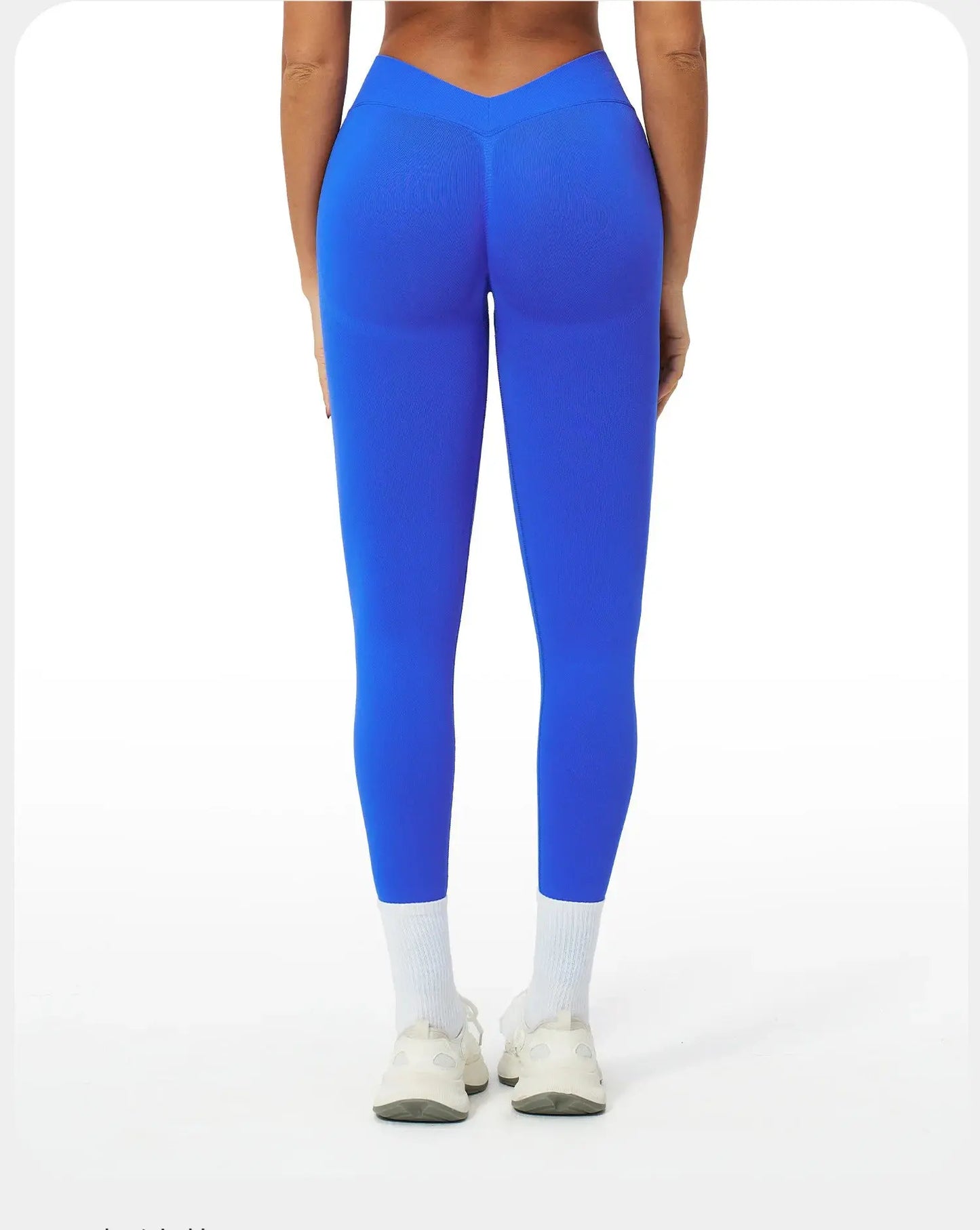 Seamless Yoga Pants Women Sexy V-Back Gym Fitness Leggings High Waist Booty Lifting Sports Leggings Female Workout Yoga Pants luxecrown.co.uk