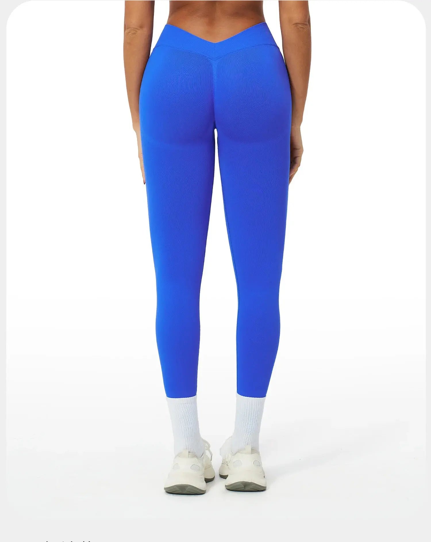 Seamless Yoga Pants Women Sexy V-Back Gym Fitness Leggings High Waist Booty Lifting Sports Leggings Female Workout Yoga Pants luxecrown.co.uk