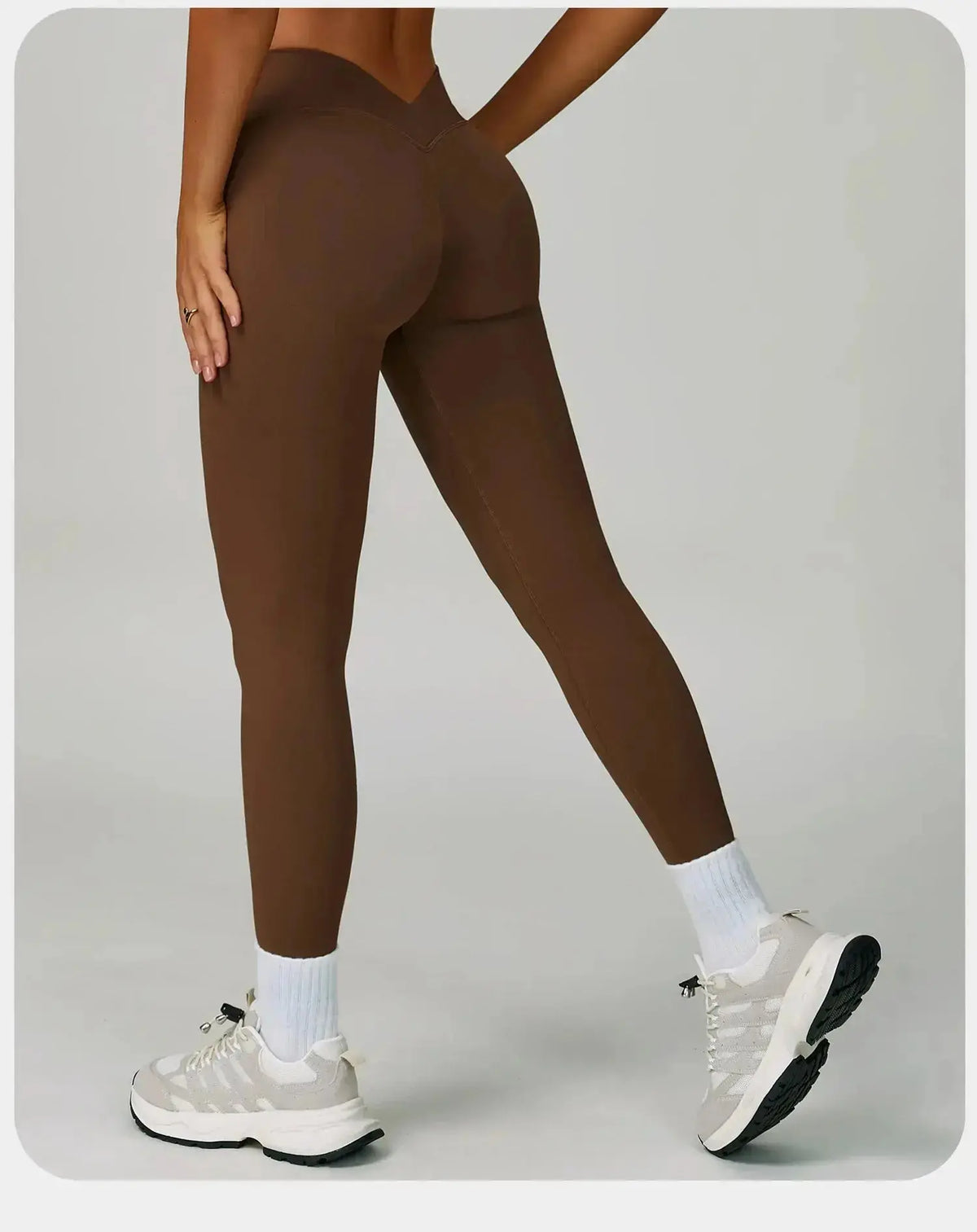 Seamless Yoga Pants Women Sexy V-Back Gym Fitness Leggings High Waist Booty Lifting Sports Leggings Female Workout Yoga Pants luxecrown.co.uk