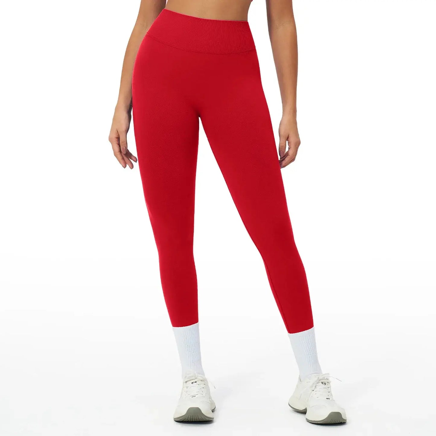 Seamless Yoga Pants Women Sexy V-Back Gym Fitness Leggings High Waist Booty Lifting Sports Leggings Female Workout Yoga Pants luxecrown.co.uk