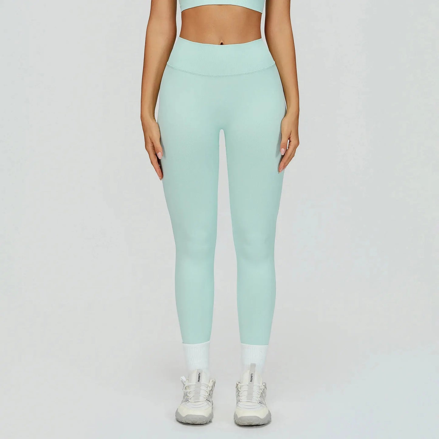 Seamless Yoga Pants Women Sexy V-Back Gym Fitness Leggings High Waist Booty Lifting Sports Leggings Female Workout Yoga Pants luxecrown.co.uk