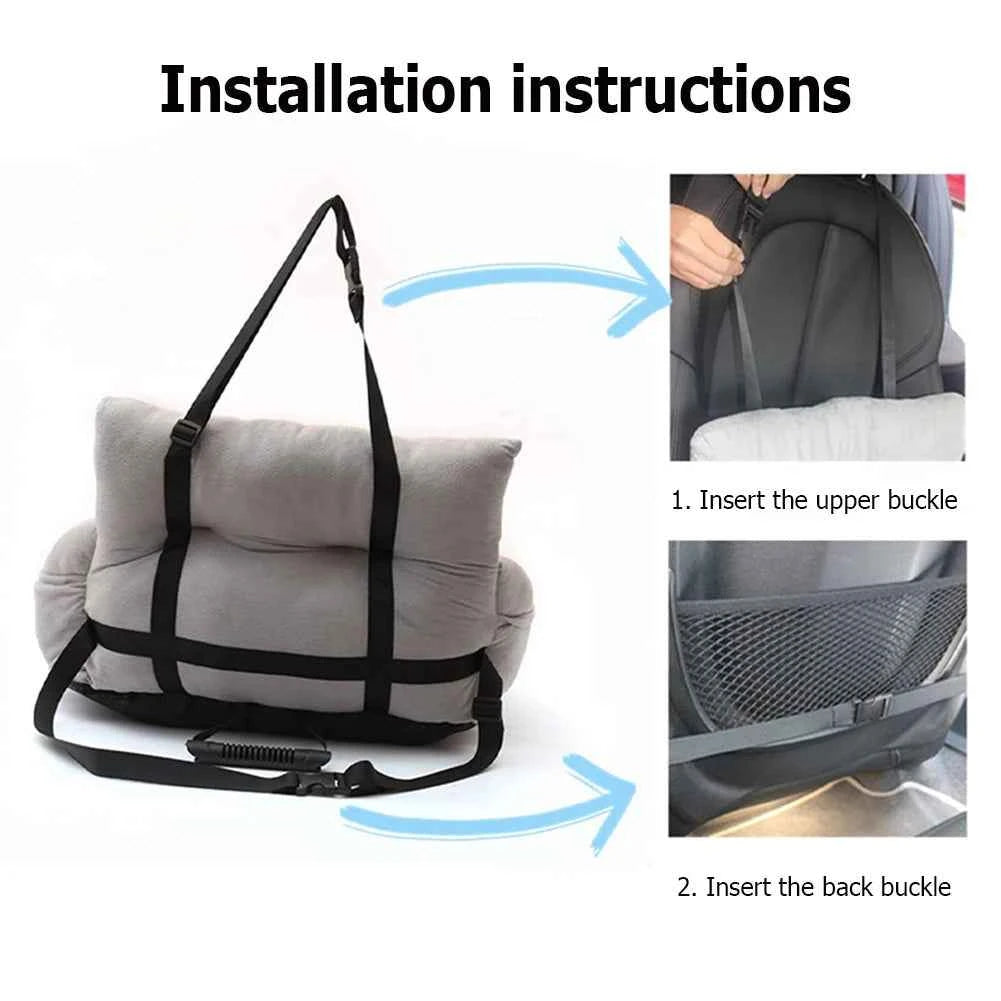 Anti Slip Dog Car Seat Small Dogs Carrier Bag with Safety Leash Dog Backpack Best Gifts for Small Dogs for Outdoor Travel