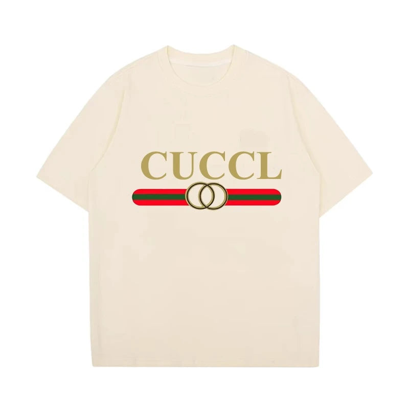 New European and American Trend Short-sleeved T-shirt for Men 2026 New G Cotton Fashion Short-sleeved s T-shirt luxecrown.co.uk