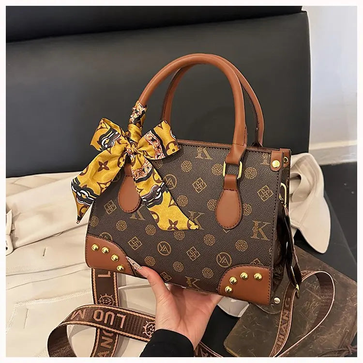 Trendy Designer Square Satchels For Women Textured Original Retro Diaper Bag Crossbody Shoulder Bag Effortlessly Stylish luxecrown.co.uk