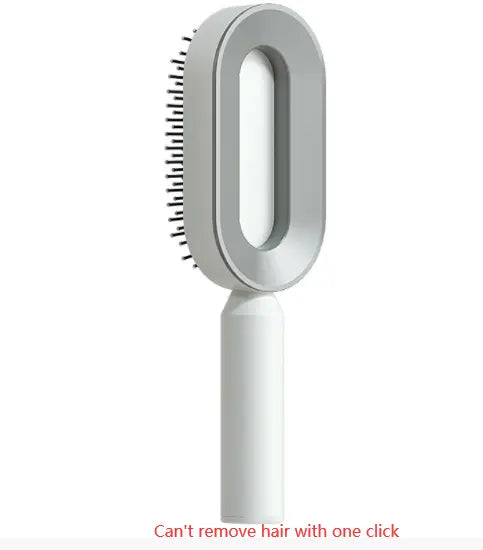 Self Cleaning Hairbrush For Women One-key Cleaning Hair Loss Airbag Massage Scalp Comb Anti-Static Hairbrush -  Streetsharks