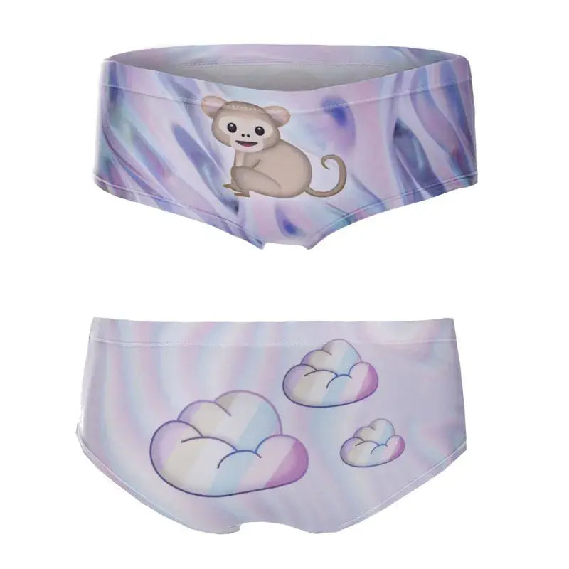 Sexy Panties 2021 Wholesale Pink 3d Print Cat  Underwear Women panties Seamless Briefs ropa interior mujer  lingerie Streetsharks