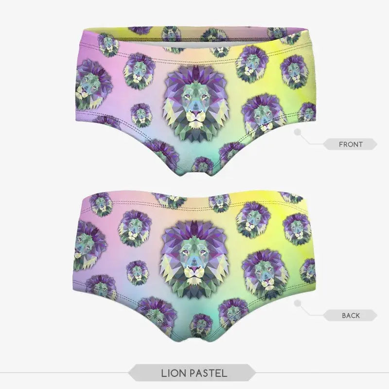 Sexy Panties 2021 Wholesale Pink 3d Print Cat  Underwear Women panties Seamless Briefs ropa interior mujer  lingerie Streetsharks