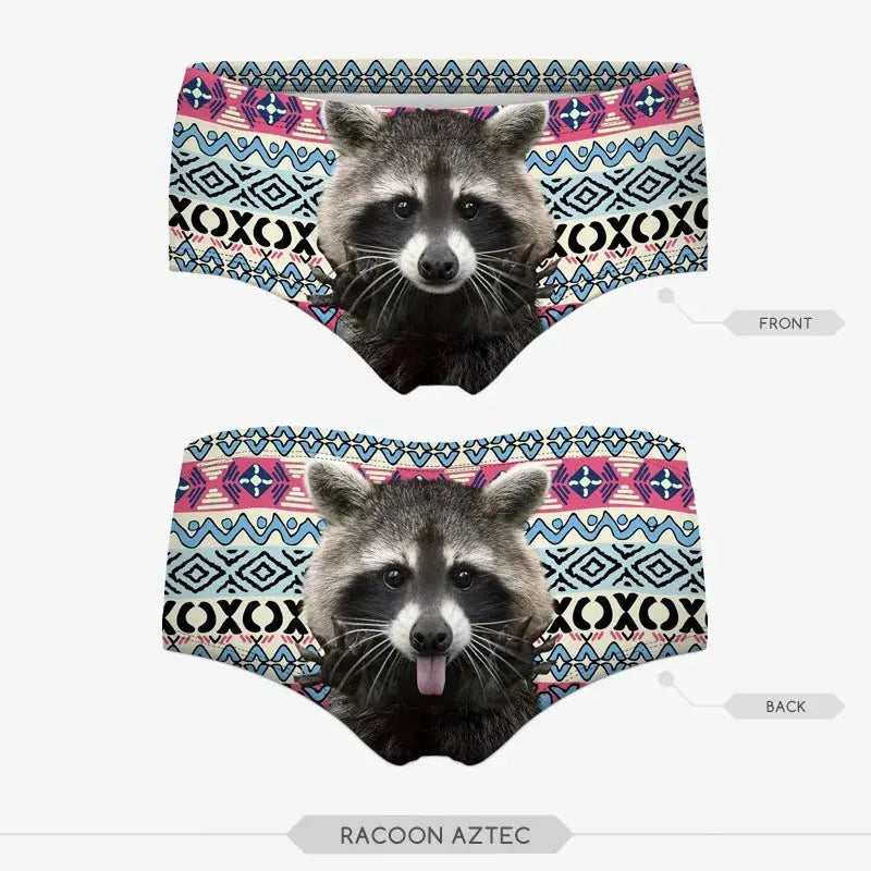 Sexy Panties 2021 Wholesale Pink 3d Print Cat  Underwear Women panties Seamless Briefs ropa interior mujer  lingerie Streetsharks