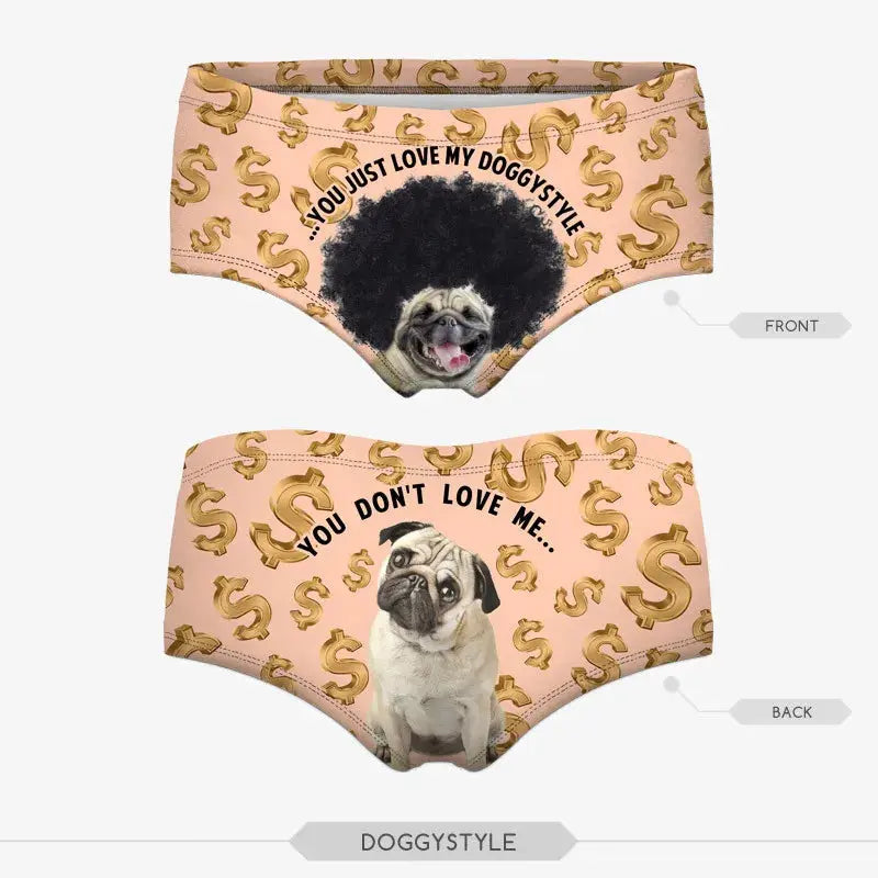 Sexy Panties 2021 Wholesale Pink 3d Print Cat  Underwear Women panties Seamless Briefs ropa interior mujer  lingerie Streetsharks