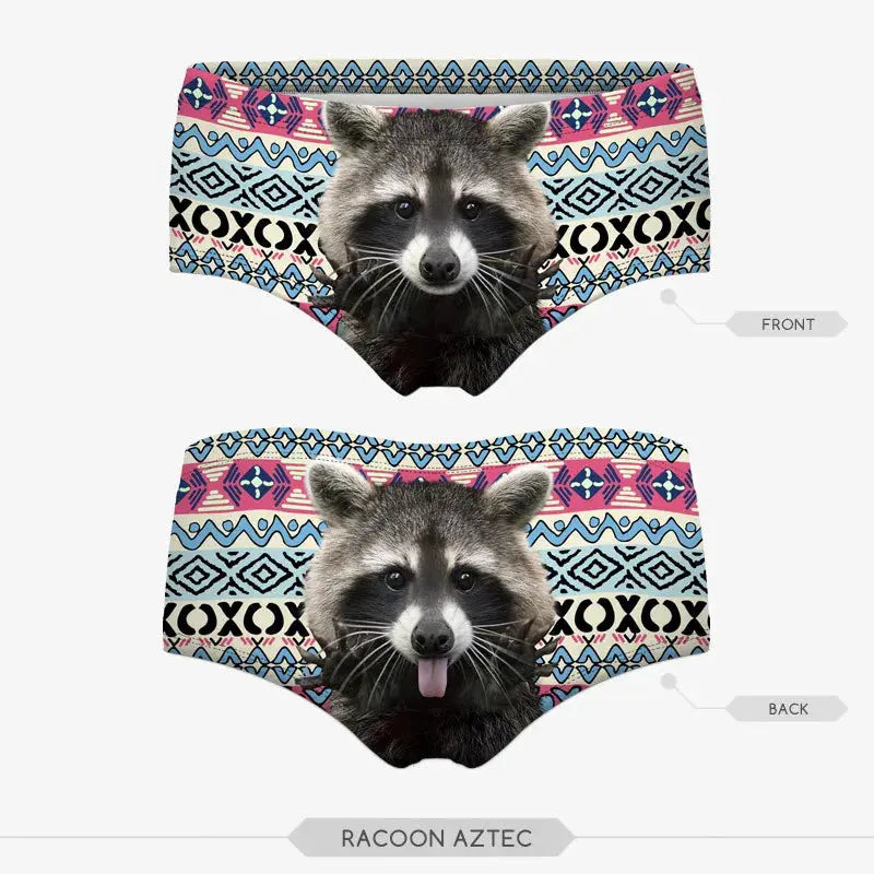 Sexy Panties 2021 Wholesale Pink 3d Print Cat  Underwear Women panties Seamless Briefs ropa interior mujer  lingerie Streetsharks