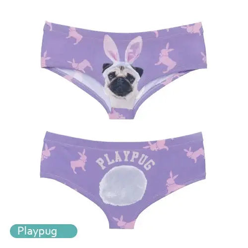 Sexy Panties 2021 Wholesale Pink 3d Print Cat  Underwear Women panties Seamless Briefs ropa interior mujer  lingerie Streetsharks