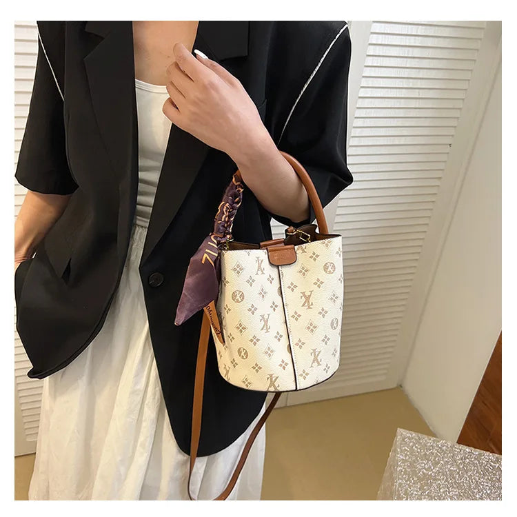 Advanced fashion bag for women 2025 new casual women's bag, large capacity bucket bag, shoulder bag, diagonal cross bag luxecrown.co.uk