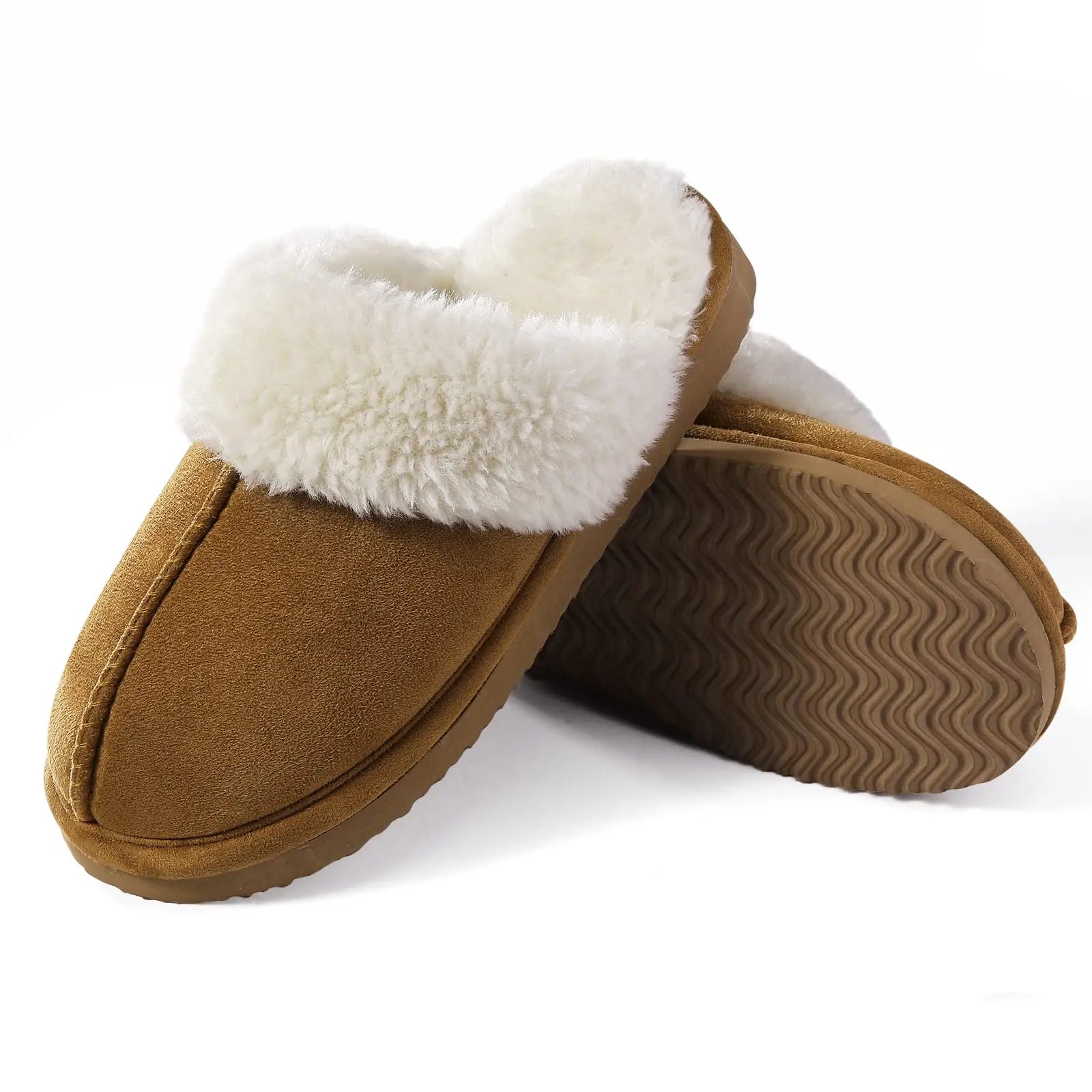 New Winter Fuzzy Women Slippers Indoor Soft House Shoes Fashion Brand Fluffy Suede Women Shoes Outdoor Antiskid Flat Slippers Streetsharks