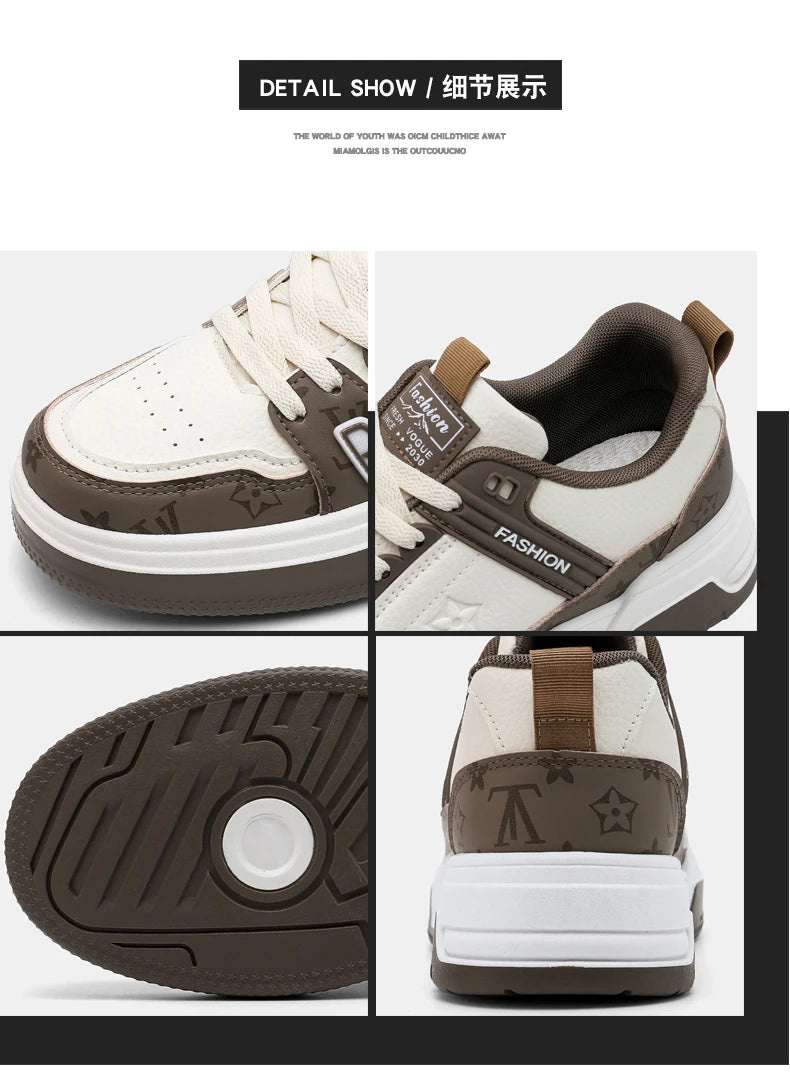 Classic Brand Designer Shoes For Men Street Style Skateboard Shoes Men Casual Sneakers Comfortable Platform Men's Sports Shoes luxecrown.co.uk