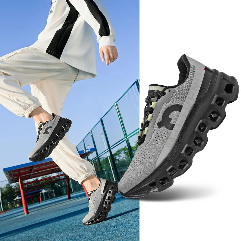 2026 Air Cushion Running Shoes Jogging Marathon Men Sports Breathable Lightweight Women's Comfortable Nonskid Leisure Sneakers luxecrown.co.uk